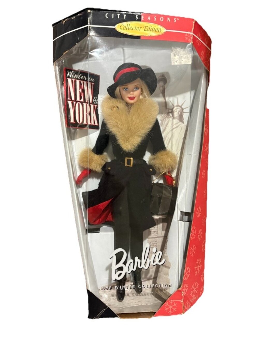Winter In New York Barbie Doll City Seasons Winter Collection 1998 Mattel 19429